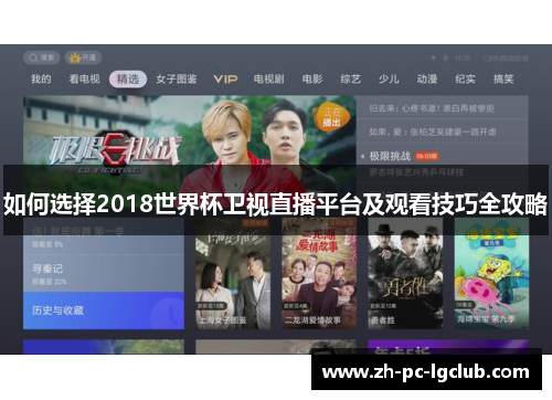 如何选择2018世界杯卫视直播平台及观看技巧全攻略